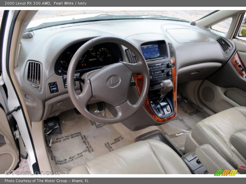 Pearl White / Ivory 2000 Lexus RX 300 AWD