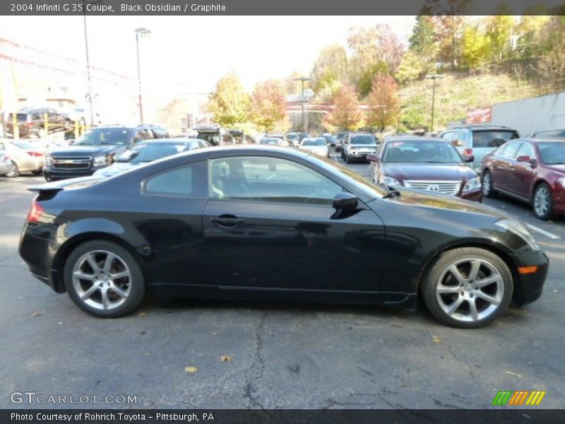 Black Obsidian / Graphite 2004 Infiniti G 35 Coupe