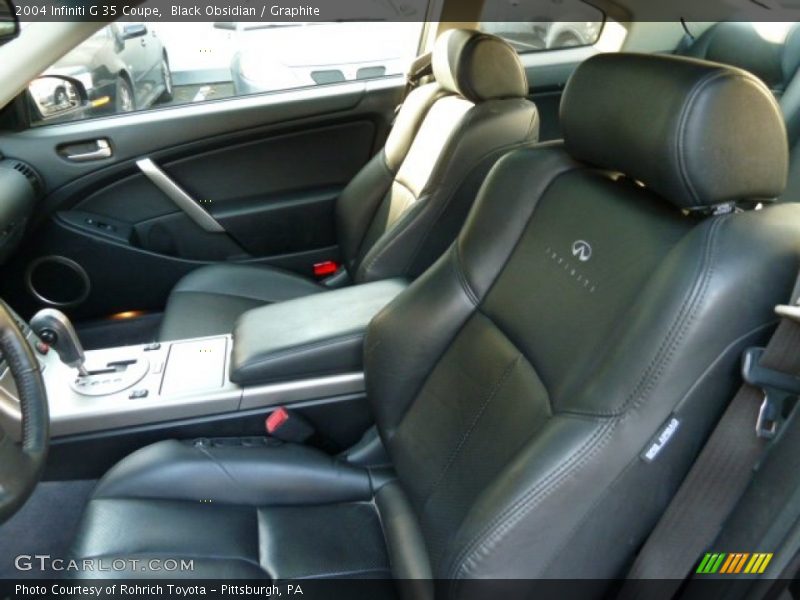 Black Obsidian / Graphite 2004 Infiniti G 35 Coupe
