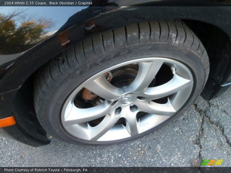 Black Obsidian / Graphite 2004 Infiniti G 35 Coupe