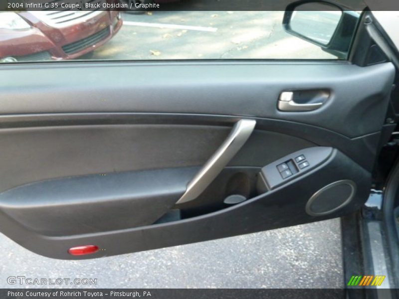 Black Obsidian / Graphite 2004 Infiniti G 35 Coupe