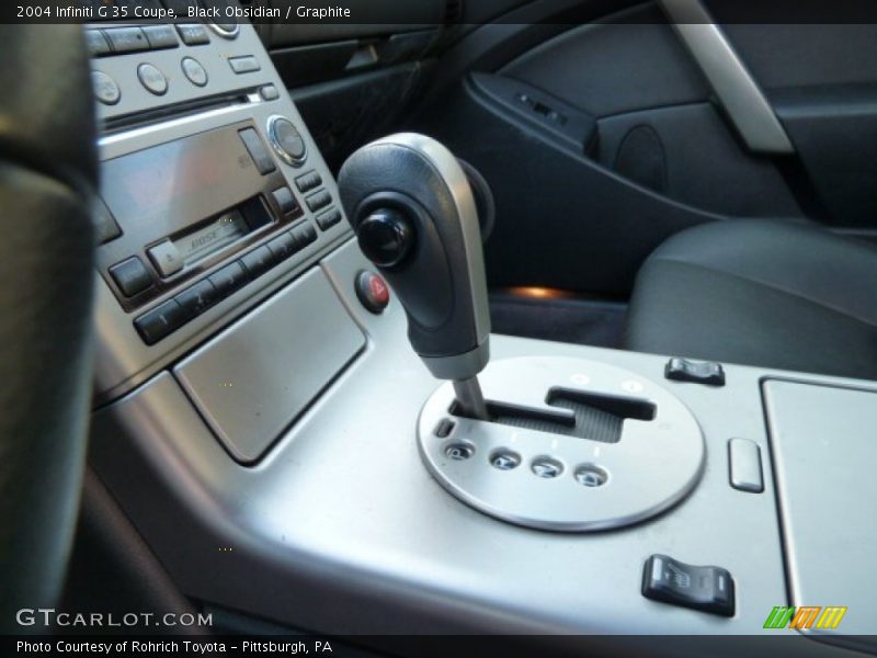 Black Obsidian / Graphite 2004 Infiniti G 35 Coupe