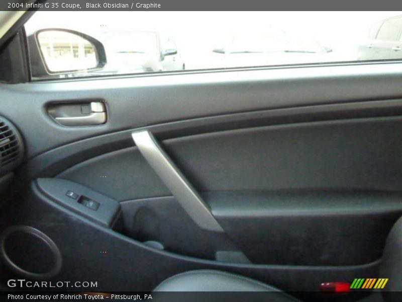 Black Obsidian / Graphite 2004 Infiniti G 35 Coupe