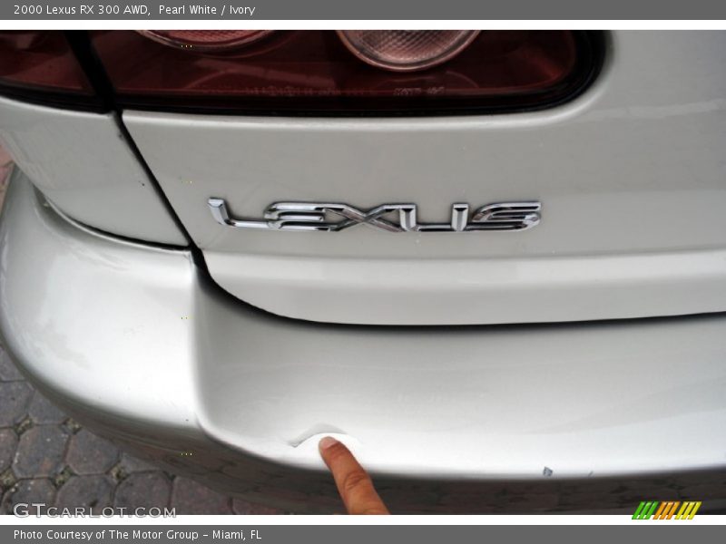 Pearl White / Ivory 2000 Lexus RX 300 AWD