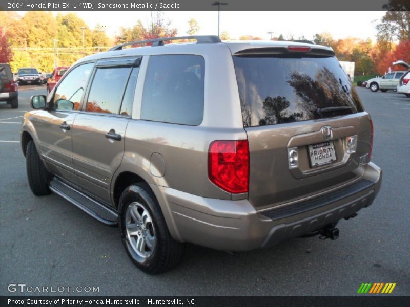 Sandstone Metallic / Saddle 2004 Honda Pilot EX-L 4WD