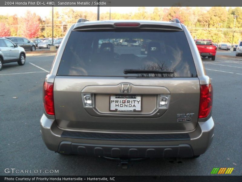 Sandstone Metallic / Saddle 2004 Honda Pilot EX-L 4WD