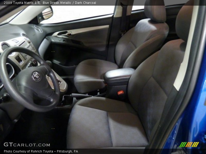 Blue Streak Metallic / Dark Charcoal 2009 Toyota Matrix 1.8
