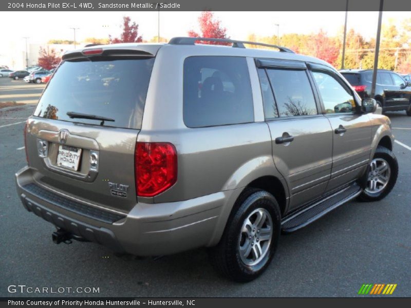 Sandstone Metallic / Saddle 2004 Honda Pilot EX-L 4WD