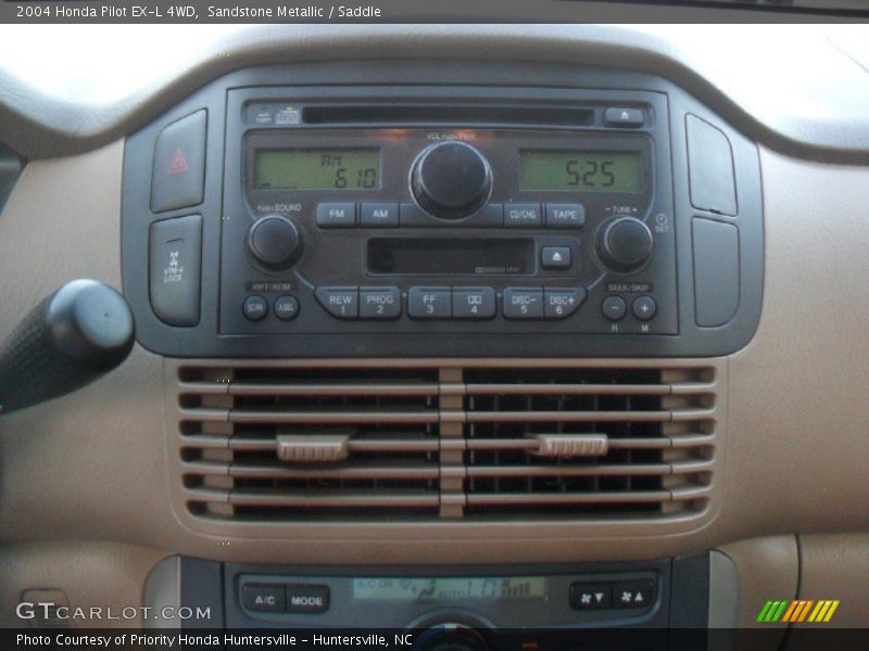 Sandstone Metallic / Saddle 2004 Honda Pilot EX-L 4WD