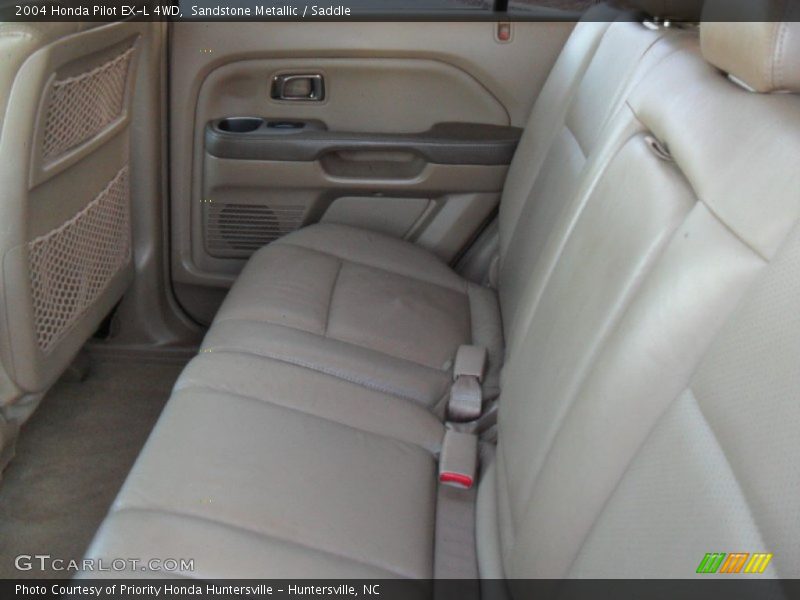 Sandstone Metallic / Saddle 2004 Honda Pilot EX-L 4WD
