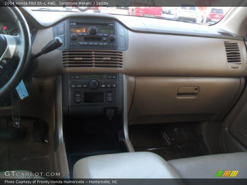 Sandstone Metallic / Saddle 2004 Honda Pilot EX-L 4WD