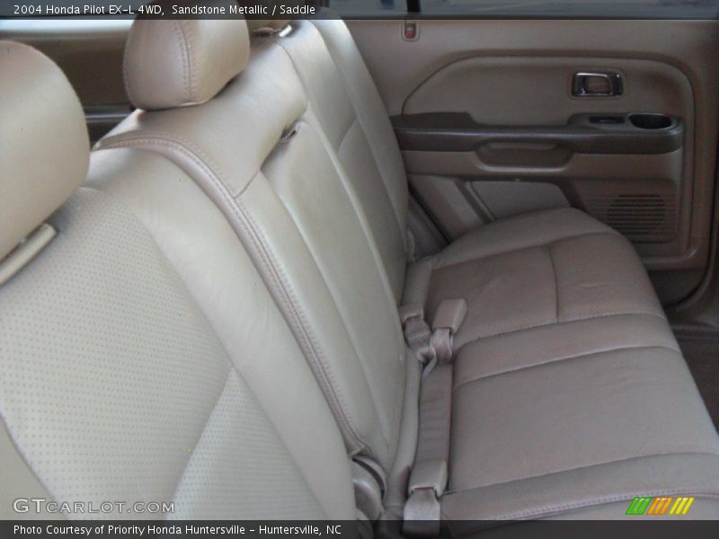 Sandstone Metallic / Saddle 2004 Honda Pilot EX-L 4WD
