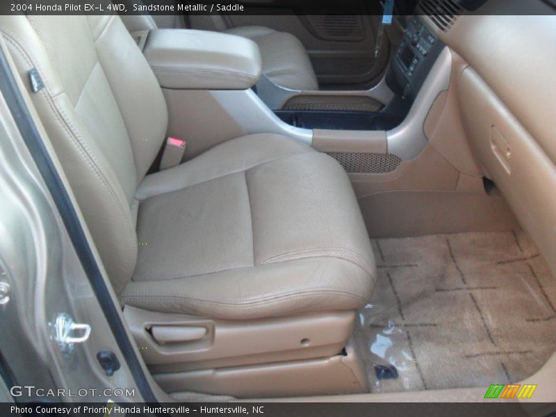 Sandstone Metallic / Saddle 2004 Honda Pilot EX-L 4WD