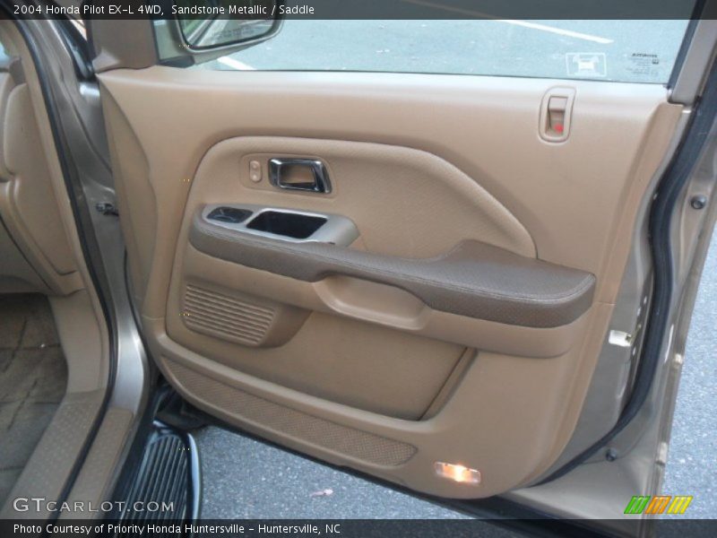 Sandstone Metallic / Saddle 2004 Honda Pilot EX-L 4WD
