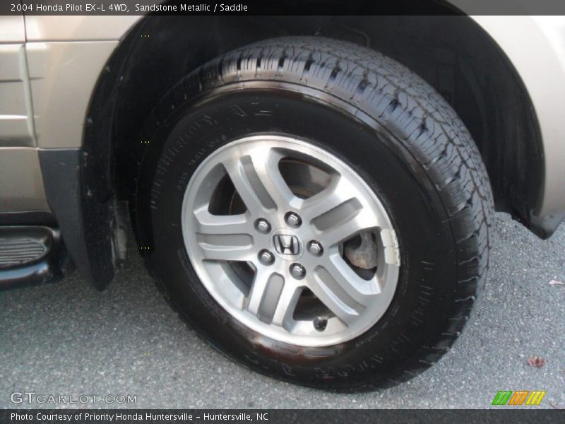 Sandstone Metallic / Saddle 2004 Honda Pilot EX-L 4WD