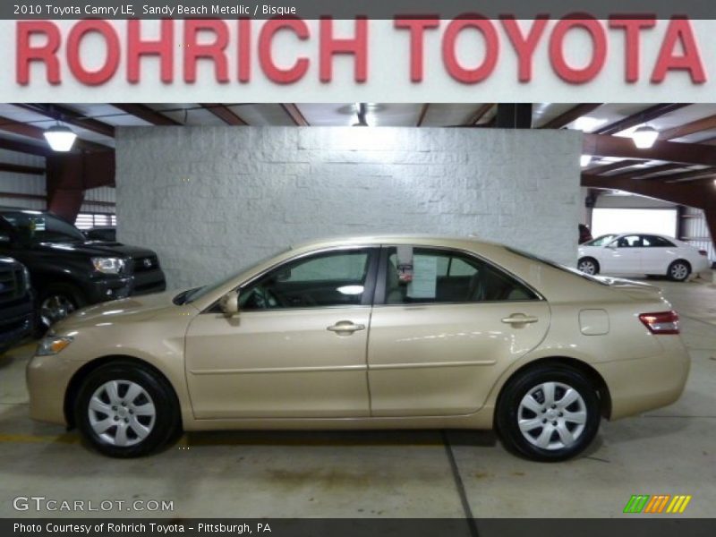 Sandy Beach Metallic / Bisque 2010 Toyota Camry LE