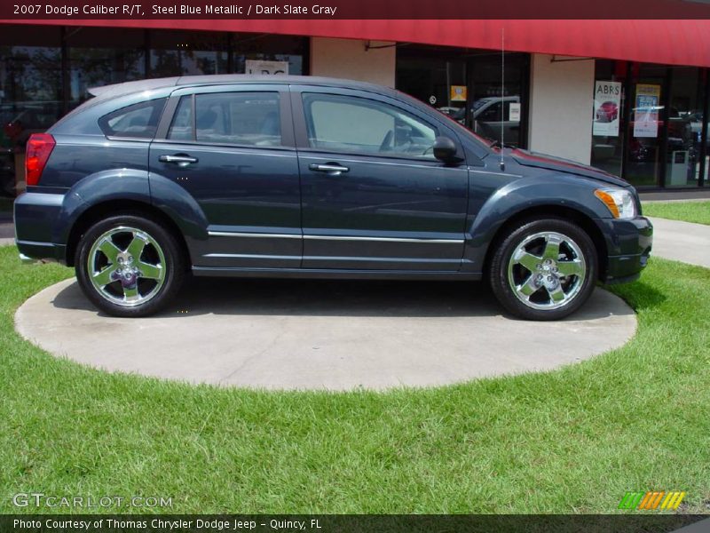 Steel Blue Metallic / Dark Slate Gray 2007 Dodge Caliber R/T