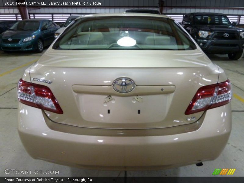 Sandy Beach Metallic / Bisque 2010 Toyota Camry LE