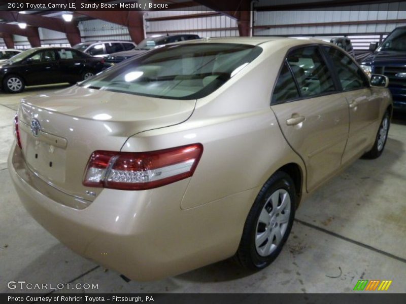 Sandy Beach Metallic / Bisque 2010 Toyota Camry LE