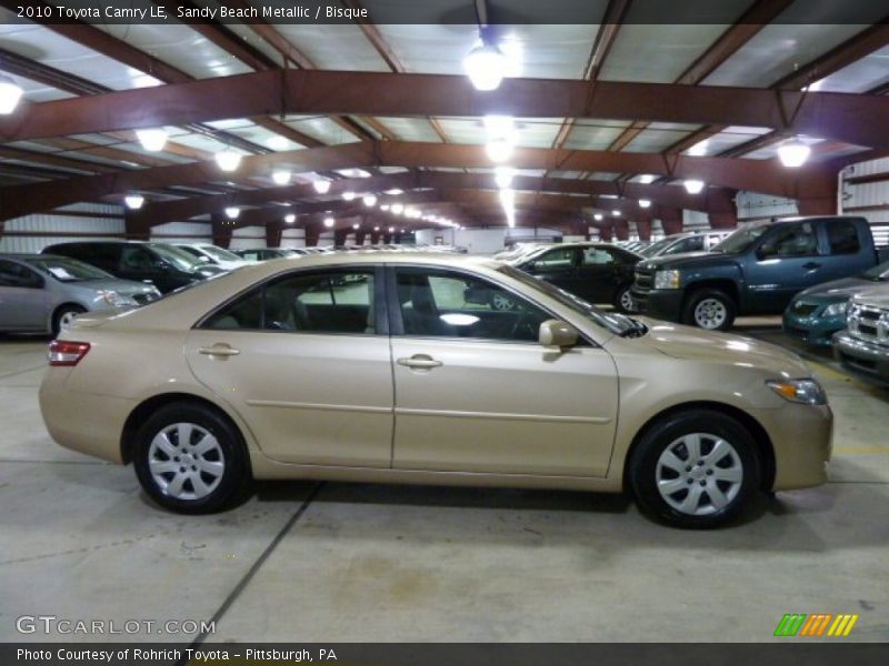 Sandy Beach Metallic / Bisque 2010 Toyota Camry LE