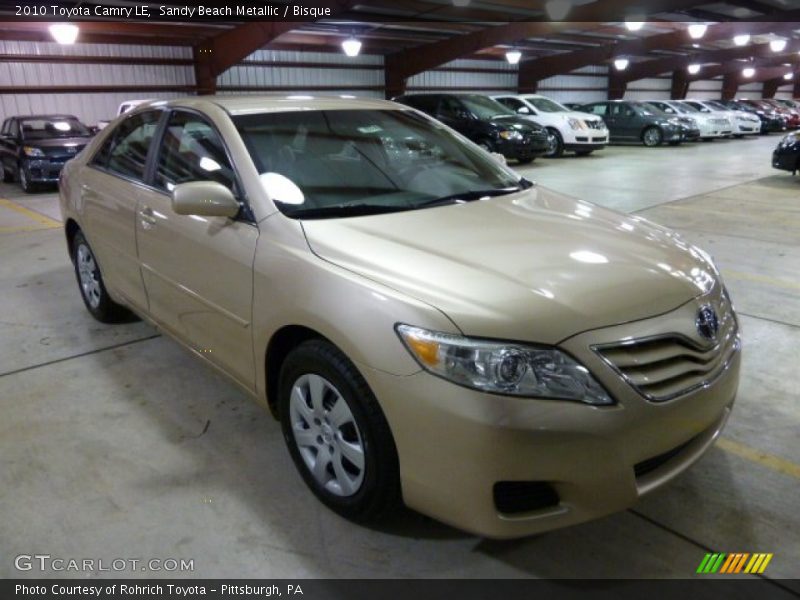 Sandy Beach Metallic / Bisque 2010 Toyota Camry LE