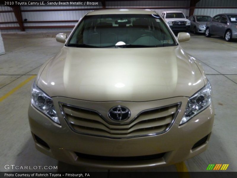 Sandy Beach Metallic / Bisque 2010 Toyota Camry LE