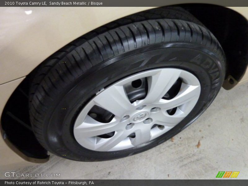 Sandy Beach Metallic / Bisque 2010 Toyota Camry LE