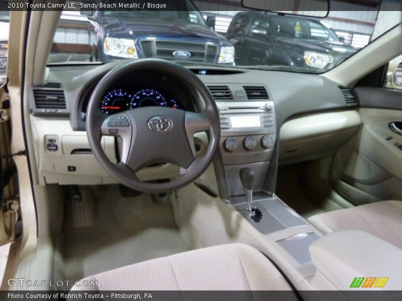 Sandy Beach Metallic / Bisque 2010 Toyota Camry LE