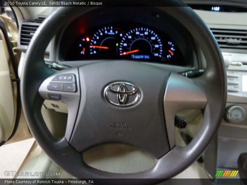 Sandy Beach Metallic / Bisque 2010 Toyota Camry LE