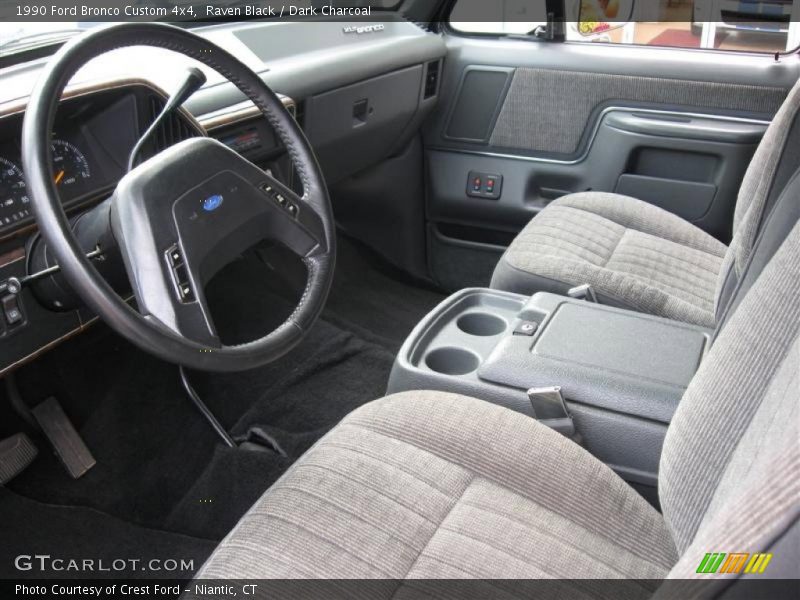 Dark Charcoal Interior - 1990 Bronco Custom 4x4 