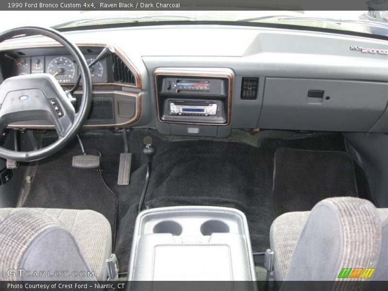 Dashboard of 1990 Bronco Custom 4x4