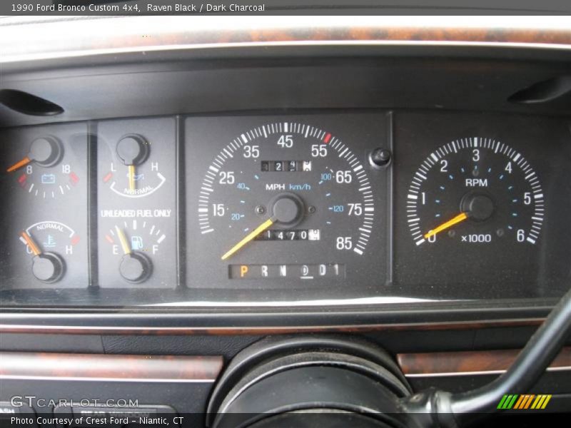  1990 Bronco Custom 4x4 Custom 4x4 Gauges