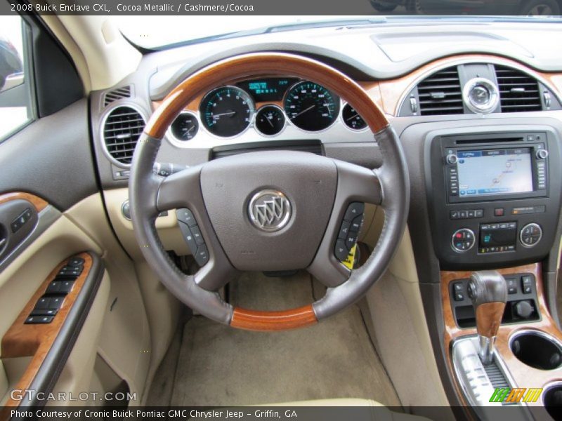 Cocoa Metallic / Cashmere/Cocoa 2008 Buick Enclave CXL