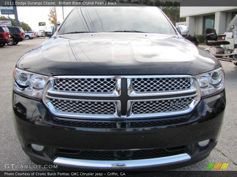 Brilliant Black Crystal Pearl / Black 2011 Dodge Durango Citadel