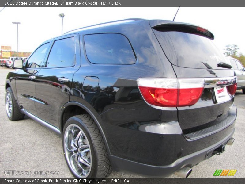 Brilliant Black Crystal Pearl / Black 2011 Dodge Durango Citadel