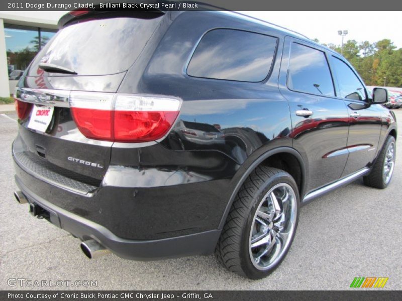 Brilliant Black Crystal Pearl / Black 2011 Dodge Durango Citadel