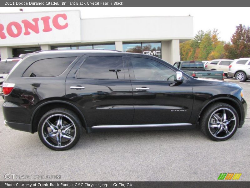Brilliant Black Crystal Pearl / Black 2011 Dodge Durango Citadel