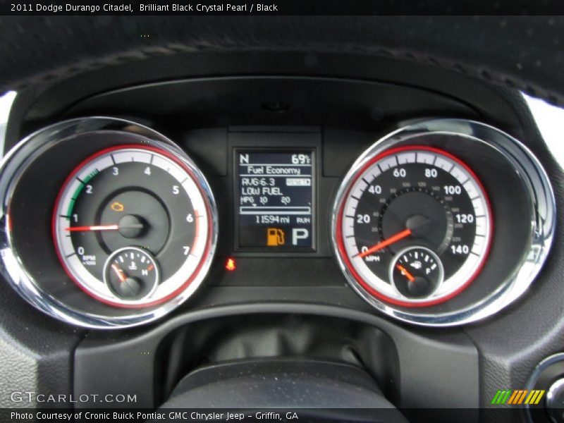  2011 Durango Citadel Citadel Gauges
