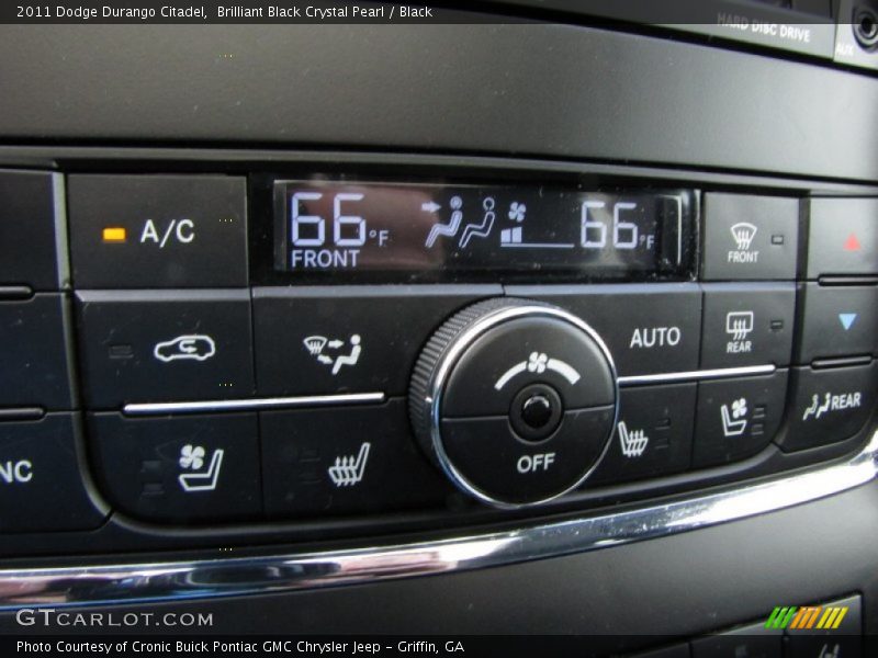 Brilliant Black Crystal Pearl / Black 2011 Dodge Durango Citadel