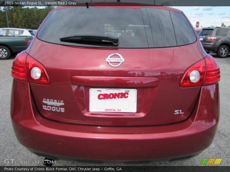 Venom Red / Gray 2009 Nissan Rogue SL