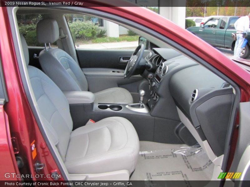 Venom Red / Gray 2009 Nissan Rogue SL