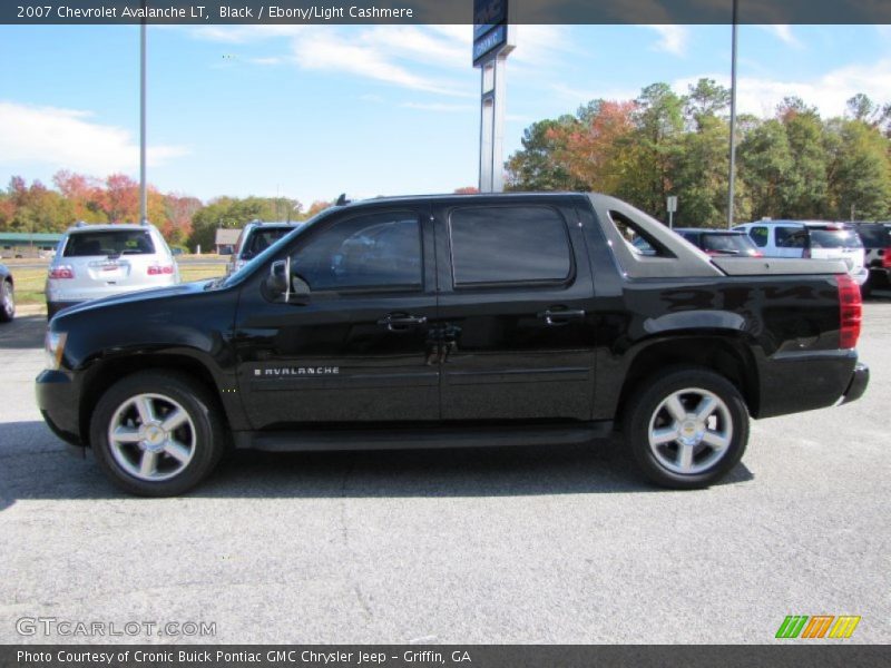Black / Ebony/Light Cashmere 2007 Chevrolet Avalanche LT