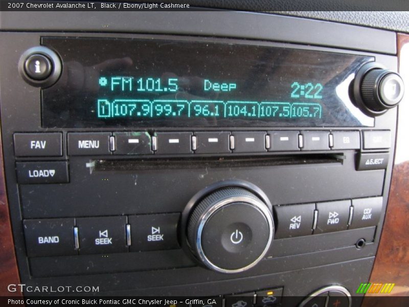 Audio System of 2007 Avalanche LT
