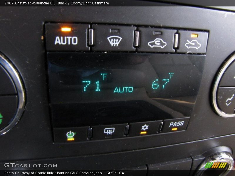 Controls of 2007 Avalanche LT