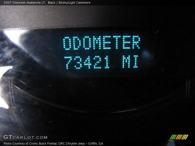 Black / Ebony/Light Cashmere 2007 Chevrolet Avalanche LT