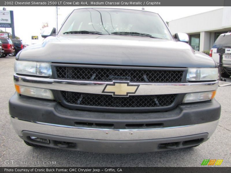 Medium Charcoal Gray Metallic / Graphite 2002 Chevrolet Silverado 2500 LT Crew Cab 4x4