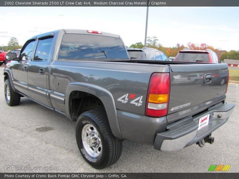 Medium Charcoal Gray Metallic / Graphite 2002 Chevrolet Silverado 2500 LT Crew Cab 4x4