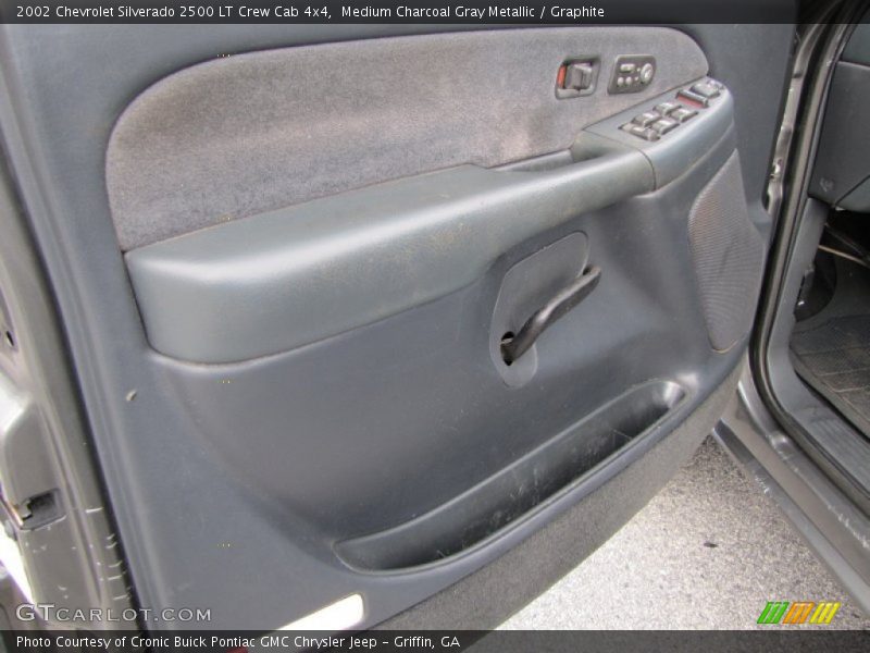 Medium Charcoal Gray Metallic / Graphite 2002 Chevrolet Silverado 2500 LT Crew Cab 4x4