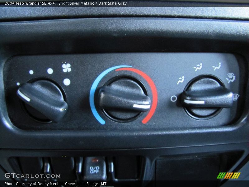 Bright Silver Metallic / Dark Slate Gray 2004 Jeep Wrangler SE 4x4