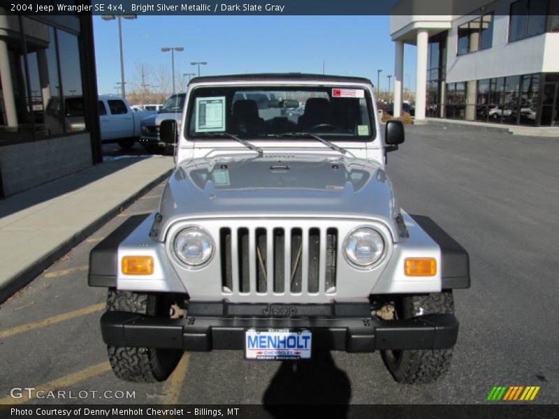 Bright Silver Metallic / Dark Slate Gray 2004 Jeep Wrangler SE 4x4